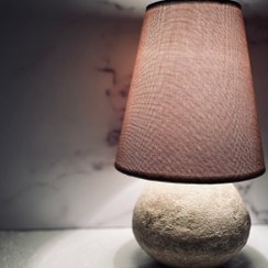 تصویر آباژور پاپیه ماشه (دست ساز) 