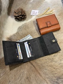 تصویر کیف پول جیبی چرم کد 120 
