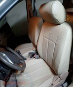 تصویر روکش صندلی ام وی ام ۵۳۰ چرم رنگ کرم استخوانی 