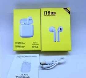 تصویر ایرپاد بی‌سیم مدل i18-TWS i18-TWS Wireless Earphones