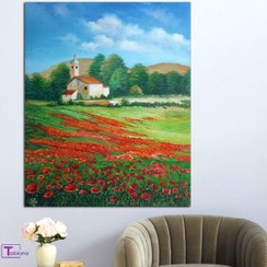 تصویر تابلو نقاشی طبیعت 