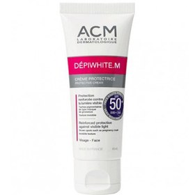 تصویر ضدآفتاب دپی وایت M رنگی  ای سی ام SPF50 ACM Depiwhite M Sunscreen Cream SPF 50