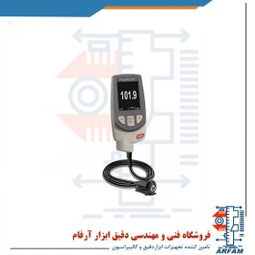 تصویر ضخامت سنج رنگ روی بتن چوب پلاستیک PosiTector 200D PosiTector 200D paint thickness gauge on concrete wood plastic