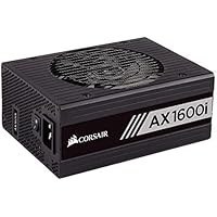 تصویر منبع تغذیه دیجیتال Corsair AXi سری AX1600i، 1600 وات، 80+ تیتانیوم مدرک شده، کاملاً مدولار (CP-9020087-NA) Corsair AXi Series, AX1600i, 1600 Watt, 80+ Titanium Certified, Fully Modular - Digital Power Supply (CP-9020087-NA)