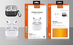 تصویر ایرپاد NS-AIR3 طرح ایرپاد پرو 2 آیفون NS-AIR3 True Wireless Earphone