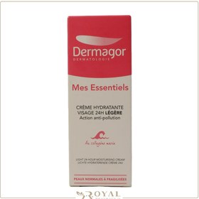 تصویر کرم مرطوب کننده24 ساعته مای اسنشیال DERMAGOR My Essentials Light Face Moisturizing Cream 40Ml