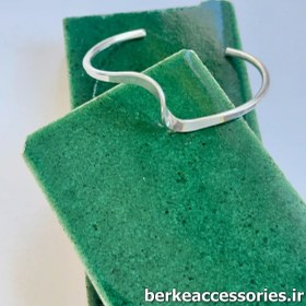 تصویر بنگل موج دار استیل 