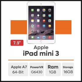 تصویر تبلت اپل مدل iPad mini 3 A1599 