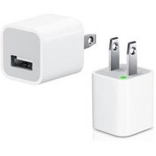 تصویر شارژر دیواری اپل آیفون اورجینال 5 وات A1385 ‏Apple 5W Mobile Wall Charger Power Adapter USB 5V 1.0A A1385