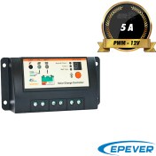 تصویر شارژکنترلر 5 آمپر 12/24 ولت PWM برند EPEVER مدل LS0512R 5A 12/24V PWM EPEVER LS0512R Solar charge-controller