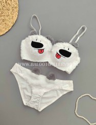 تصویر ست شورت و سوتین عروسکی / کد 175 