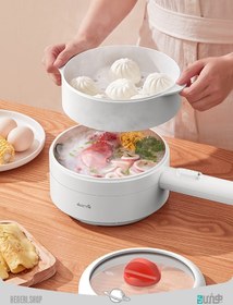 تصویر ماهیتابه و بخارپز برقی شیائومی مدل Xiaomi electric frying pan and steamer Deerma DEM-DG15 