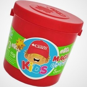 تصویر خمیر کلی سطلی ۵ رنگ کنکو – کد ۵۵۹۸ 