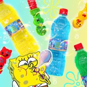 تصویر مایع حباب ساز 1 لیتری رنگ های متنوع 