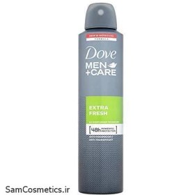 تصویر اسپری ضد تعریق آقایان مدل اکسترا فرش حجم 250 میلی لیتر داو Dove Fresh Mans Anti Sweat Spray 250 ml