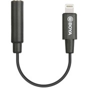 تصویر مبدل میکروفون لایتنینگ بویا مدل BY-K3 BOYA by-K3 Lightning to 3.5mm (female) Audio Adapter