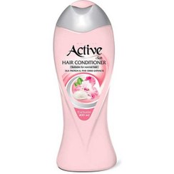 تصویر نرم کننده مو اکتیو مدل Active Pink حجم 400 میلی لیتر Active Pink Hair Conditioner 400ml