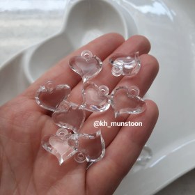 تصویر قلب شیشه ای 