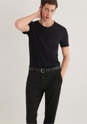 تصویر تیشرت مردانه مشکی ماوی | 062772-26341 اورجینال 