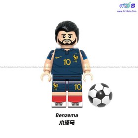 تصویر پک لگو مینی فیگور ۸عددی فوتبالی Lego Football