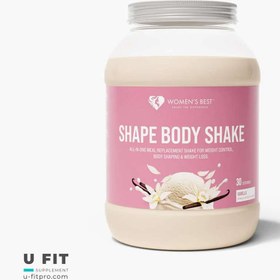 تصویر پروتئین رژیمی جایگزین غذای شیپ بادی شیپ وومنز بست |Shake body shape women’s best 