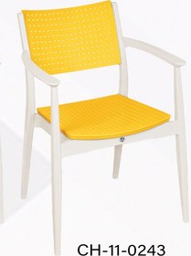 تصویر صندلی ایشکا - سفید زرد ا ishka`s chair ishka`s chair