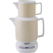 تصویر چای ساز چینی زرین پاستل Zarin Iran Cream-Pastel 6 Piece FDC Tea-Maker