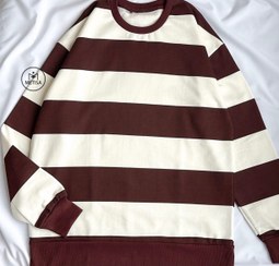 تصویر دورس راه راه زرشکی سفید توکرکی 