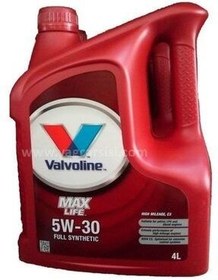 تصویر روغن و مکمل موتور MAXLIFE C3 5W30 4 لیتری والوالین valvoline 