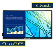 تصویر مانیتور لمسی 86 اینچ مدل Ditoss 86s 