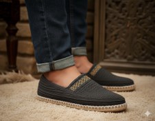 تصویر گیوه های طرحدار دور کنفی 