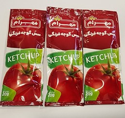 تصویر سس کچاپ ساشه مهرام 18 گرمی کارتن 350 عددی 