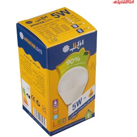 تصویر لامپ ال ای دی حبابی 5 وات پایه E Afratab AF-G45-5w LED bulb 5w