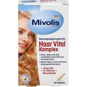 تصویر کپسول ضد ریزش مو هیر ویتال کمپلکس میولیس 60 عدد (Mivolis Haar Vital Komplex) 