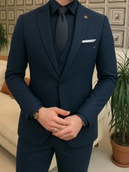 تصویر کت شلوار مردانه آلتین راه کبریتی دوخت صنعتی 