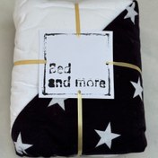 تصویر روتختی دو نفره چهار تکه کدL61 (کاور تشک،روانداز،دو عدد روبالشتی) 