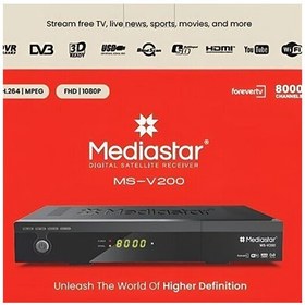 تصویر گیرنده Mediastar مدل MS-V200 گیرنده Mediastar مدل MS-V200