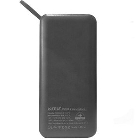 تصویر پاوربانک نیتو NITU مدل NPB05 با ظرفیت 10000 NITU power bank model NPB05 with a capacity of 10000