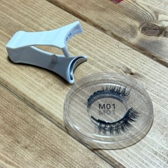 تصویر مژه مصنوعی مگنتی با اپلیکاتور مخصوص 