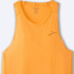 تصویر تاپ ورزشی مردانه بروکس مدل Brooks Men's Atmosphere Singlet|نارنجی 