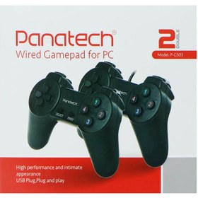 تصویر دسته بازی پاناتک مدل G503 بسته 2 عددی Double gamepad PANATECH P-G 503