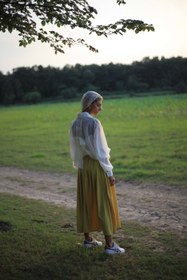 تصویر شومیز حریر پاپیون Bow-tie