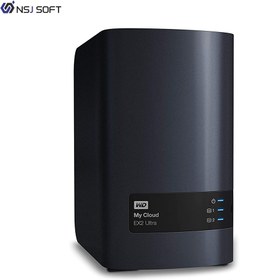 تصویر ذخیره ساز تحت شبکه وسترن دیجیتال مدل My Cloud EX2 Ultra WDBVBZ0080JCH-EESN ظرفیت 8 ترابایت ا Western Digital My Cloud EX2 Ultra WDBVBZ0080JCH-EESN NAS - 8TB Western Digital My Cloud EX2 Ultra WDBVBZ0080JCH-EESN NAS - 8TB