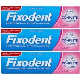 تصویر چسب دندان مصنوعی فیکسودنت مدل FON مجموعه 3 عددی Fixodent FON artificial teeth adhesive, set of 3 pieces