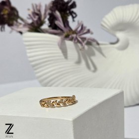 تصویر انگشتر برگ ژوپینگ کد ۱۰۰۷ 