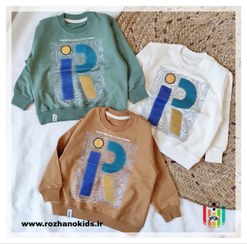 تصویر بلوز بچگانه پسرانه - نسکافه ای / 50 