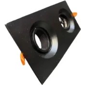 تصویر فرم هالوژن مستطيل دو شعله آلومينيوم سپنتا 