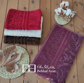 تصویر حوله دستی ۳۰ در۶۰ گل 