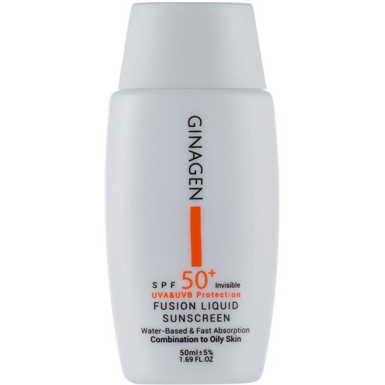 Uagc خرید و قیمت ضد آفتاب بی رنگ مدل Fusion liquid مناسب پوست چرب 50 میلی ...