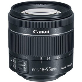 تصویر لنز دوربین کانن مدل EF-S 18-55MM F/4-5.6 IS STM KIT LENS NO BOX 